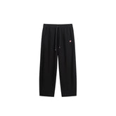 Men's Solid Textured Wide Leg Pants